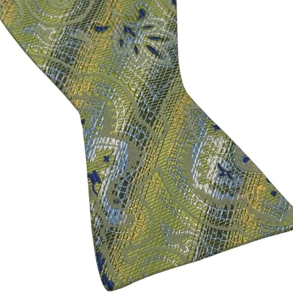 Robert Graham Multi Pattern Adjustable Silk Bowtie - Picture 6 of 7
